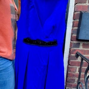 Vere Wang blue dress
